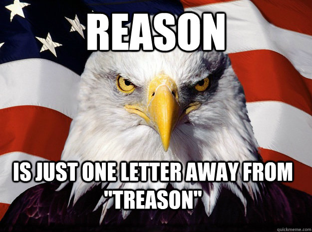 Reason is just one letter away from 