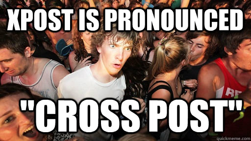 Xpost is pronounced 