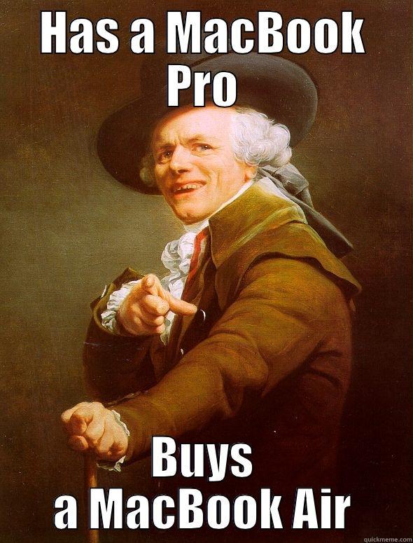 Innovator or Laggard - HAS A MACBOOK PRO BUYS A MACBOOK AIR Joseph Ducreux