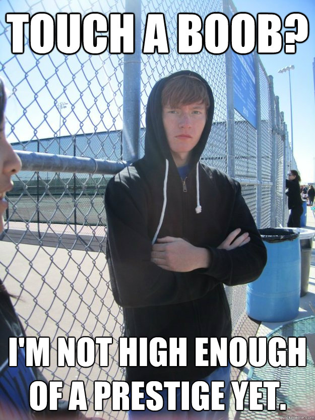 Touch A Boob? I'm not high enough of a prestige yet. - Touch A Boob? I'm not high enough of a prestige yet.  boob touch