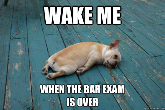 Wake me When the bar exam 
is over - Wake me When the bar exam 
is over  Misc