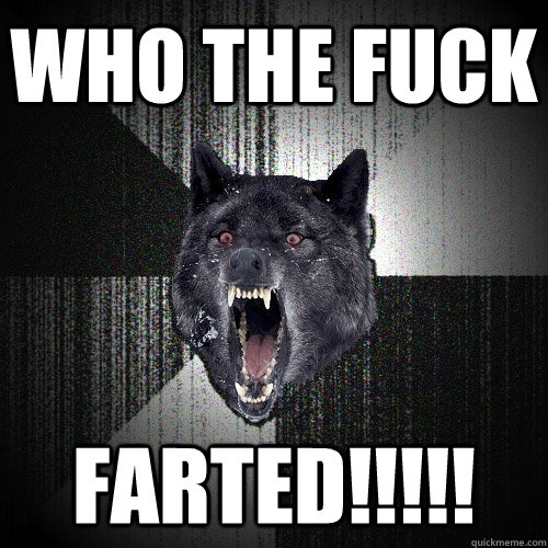 Who the fuck FARTED!!!!!  Insanity Wolf