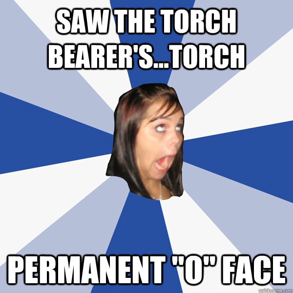 Saw the torch bearer's...torch Permanent 