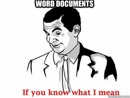 word documents - word documents  Mr bean