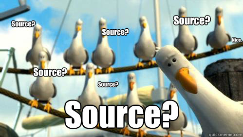 Source? Source? Source? Source? Source? Source? Nice.  Finding Nemo Seagulls
