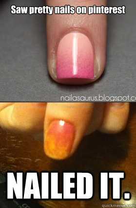 Saw pretty nails on pinterest NAILED IT. - Saw pretty nails on pinterest NAILED IT.  Misc