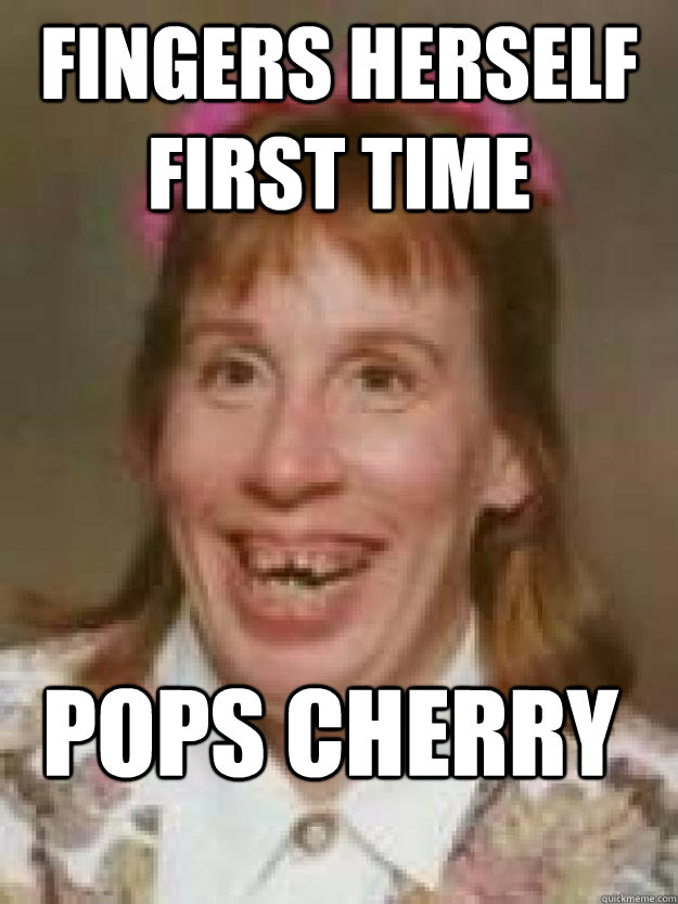 fingers herself first time pops cherry - fingers herself first time pops cherry  Bad Luck Brenda