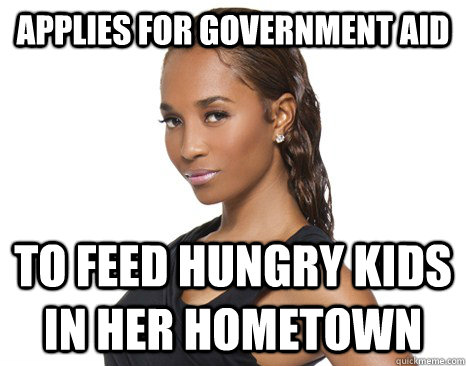 applies for government aid to feed hungry kids in her hometown  Successful Black Woman