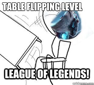 Table Flipping level league of legends!  Volibear Tableflip