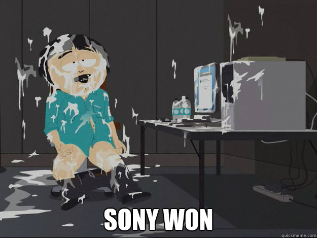  Sony won  