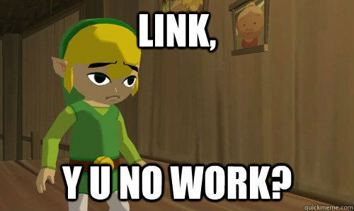 link is broken meme