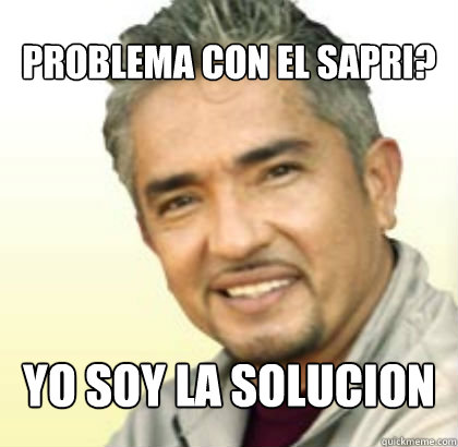 Problema con el sapri? Yo soy la solucion  Cesar Millan