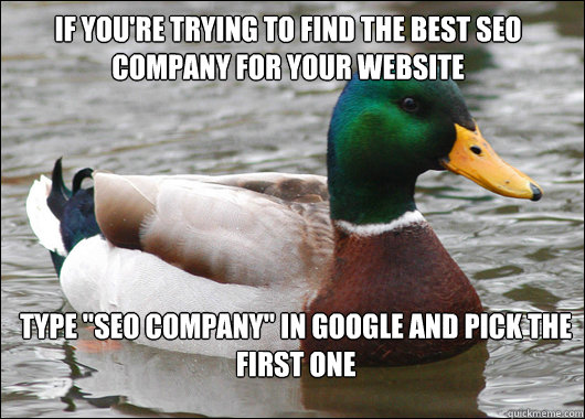 If you're trying to find the best SEO company for your website Type 