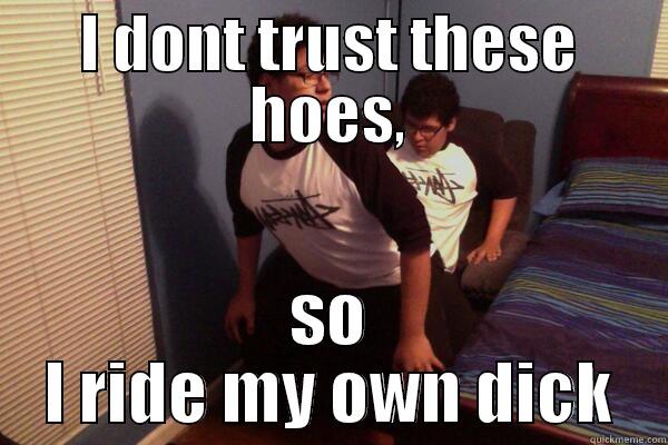 I DONT TRUST THESE HOES, SO I RIDE MY OWN DICK Misc
