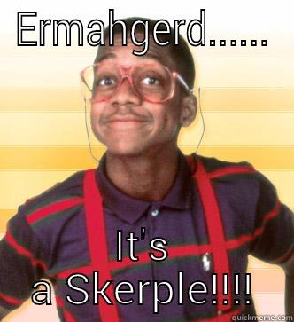 Why did I not know this? - ERMAHGERD...... IT'S A SKERPLE!!!! Steve Urkel