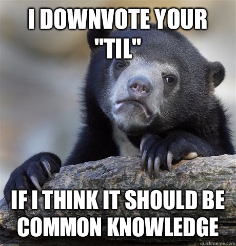 I downvote your 