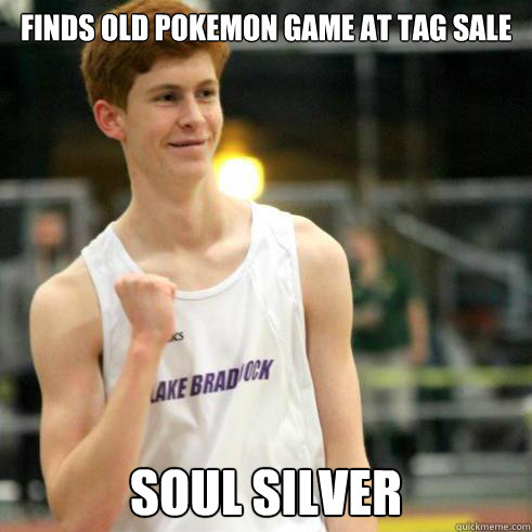 finds old Pokemon game at tag sale Soul Silver  Success Ginger