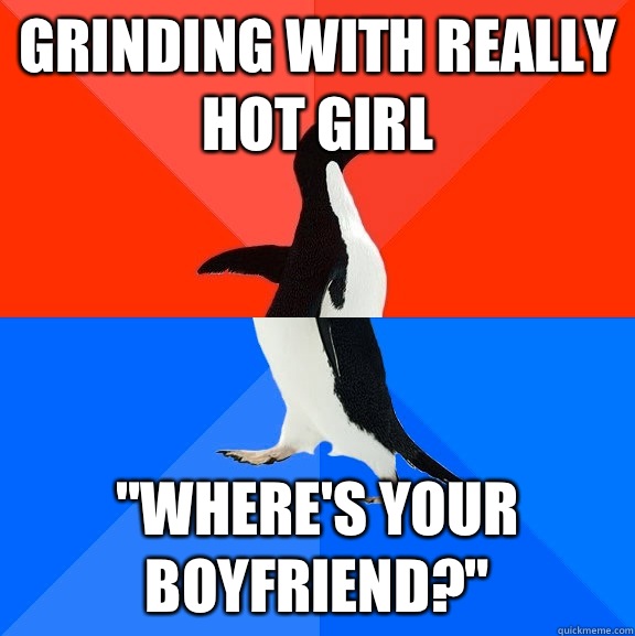 Grinding with really hot girl  