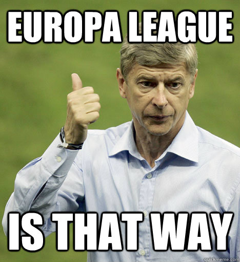 Europa league Is that way  