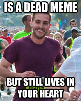 Is a dead meme But still lives in your heart  Ridiculously photogenic guy