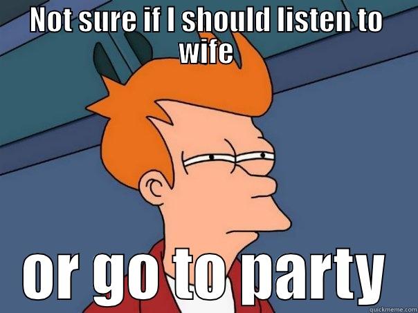 Julius Caesar - NOT SURE IF I SHOULD LISTEN TO WIFE OR GO TO PARTY Futurama Fry