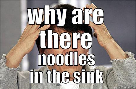 WHY ARE THERE NOODLES IN THE SINK EPIC JACKIE CHAN
