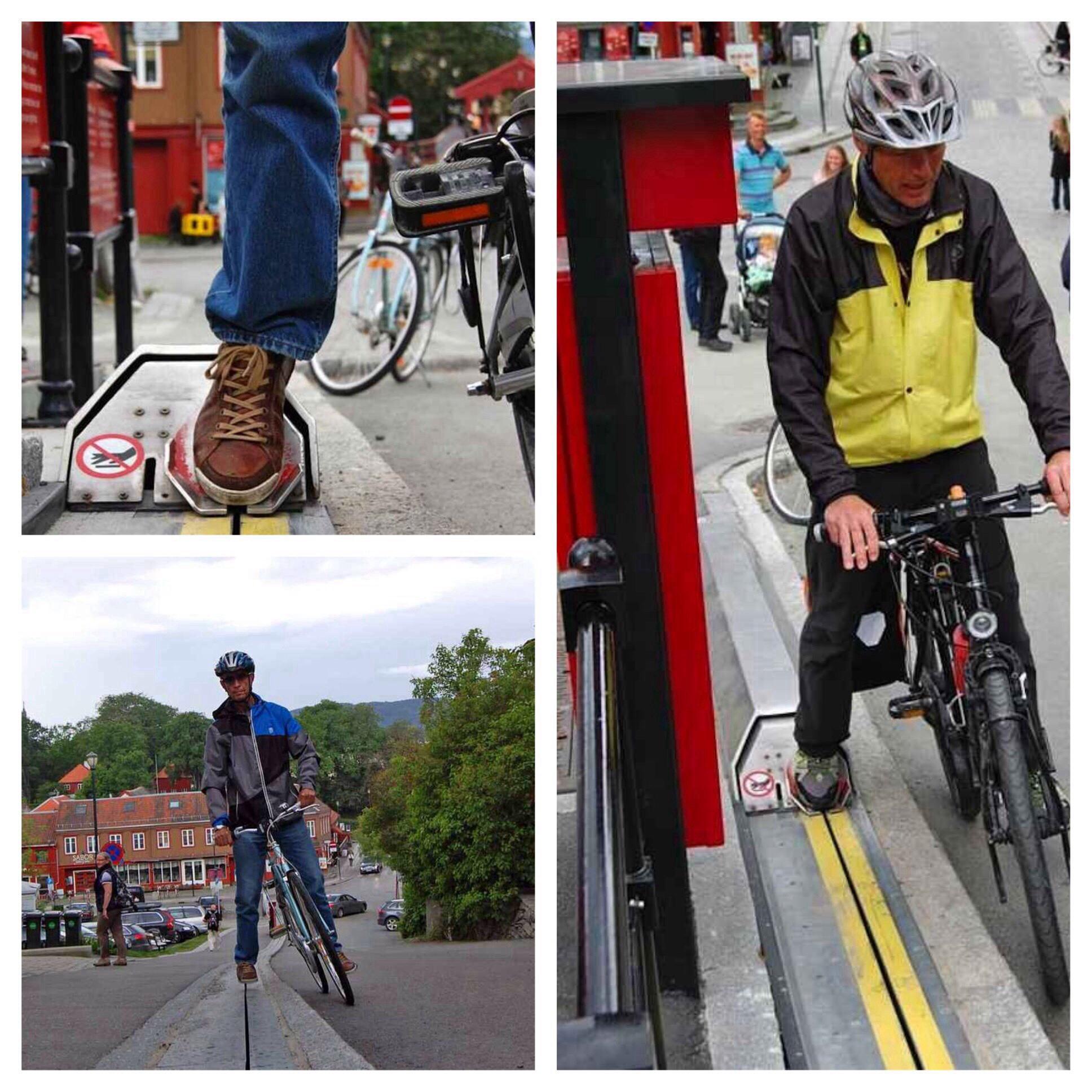 Norway has invented a bicycle escalator -   Misc