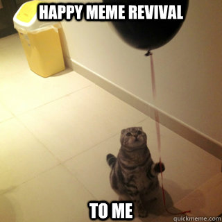 happy meme revival To me  Sad Birthday Cat