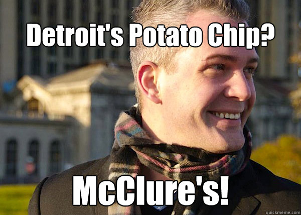 Detroit's Potato Chip? McClure's!    White Entrepreneurial Guy