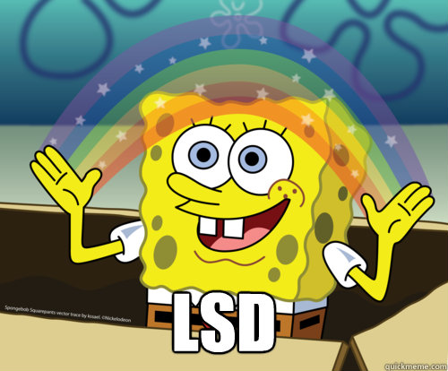  LSD  Spongebob rainbow