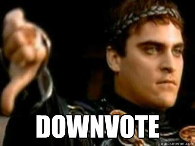  Downvote  Downvoting Roman