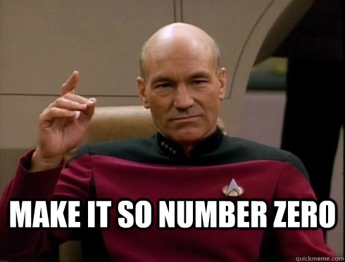 Make it so Number Zero  Picard