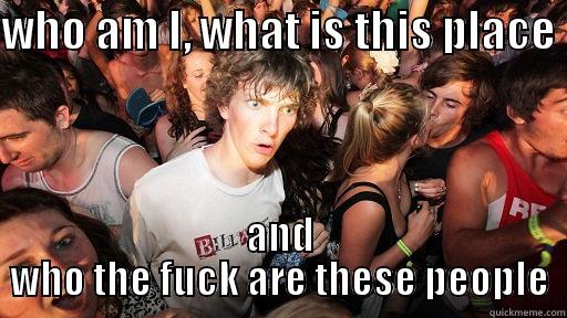 WHO AM I, WHAT IS THIS PLACE  AND WHO THE FUCK ARE THESE PEOPLE Sudden Clarity Clarence