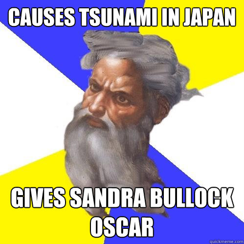 causes tsunami in japan gives sandra bullock oscar  Advice God