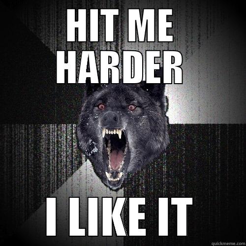HIT ME HARDER I LIKE IT Insanity Wolf