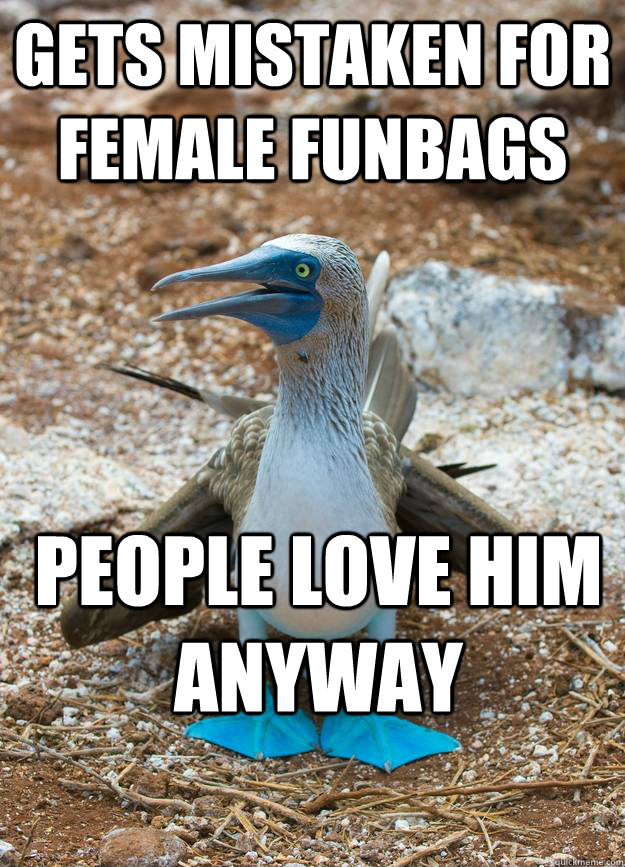 Gets mistaken for female funbags people love him anyway - Gets mistaken for female funbags people love him anyway  Misc