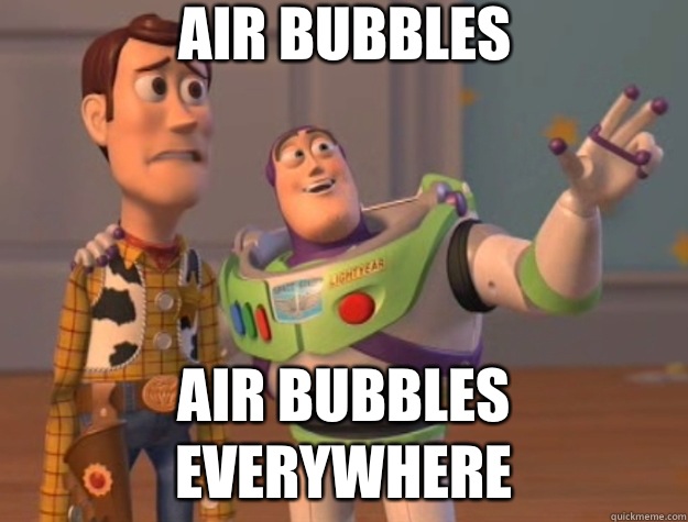 Air bubbles Air bubbles everywhere  Toy Story