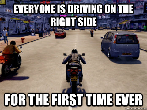 Everyone is Driving on the right side for the first time ever - Everyone is Driving on the right side for the first time ever  Misc