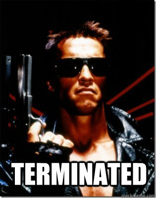  TERMINATED -  TERMINATED  Terminator