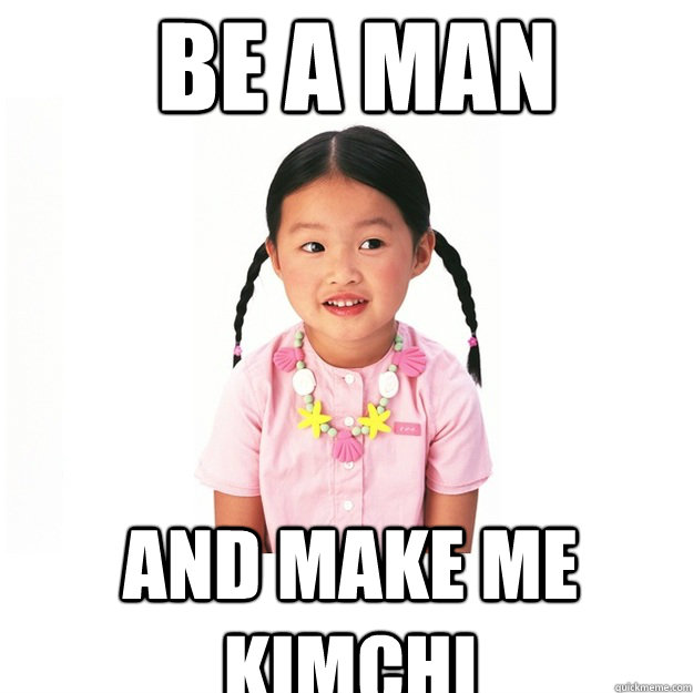 BE A MAN AND MAKE ME KIMCHI  12 Year Old Asian Girl