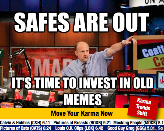 Safes are out It's time to invest in old memes - Safes are out It's time to invest in old memes  Mad Karma with Jim Cramer