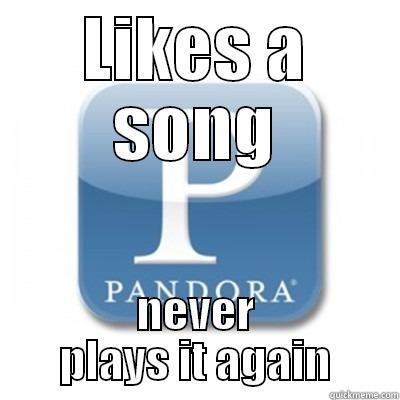 LIKES A SONG NEVER PLAYS IT AGAIN Misc