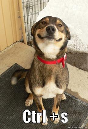           CTRL + S       Good Dog Greg