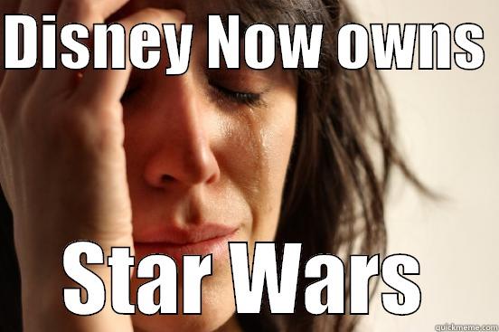 DISNEY NOW OWNS  STAR WARS First World Problems