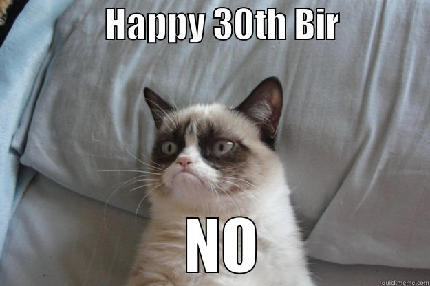                HAPPY 30TH BIR                           NO            Grumpy Cat