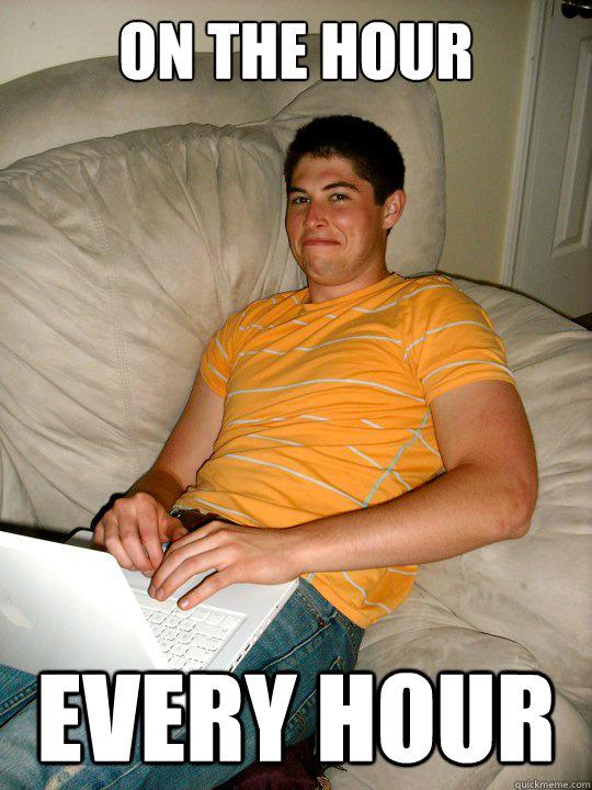 on the hour every hour - on the hour every hour  Misc