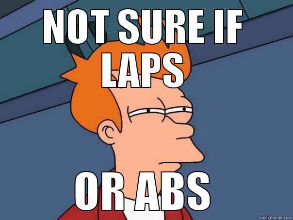 NOT SURE IF LAPS OR ABS Futurama Fry