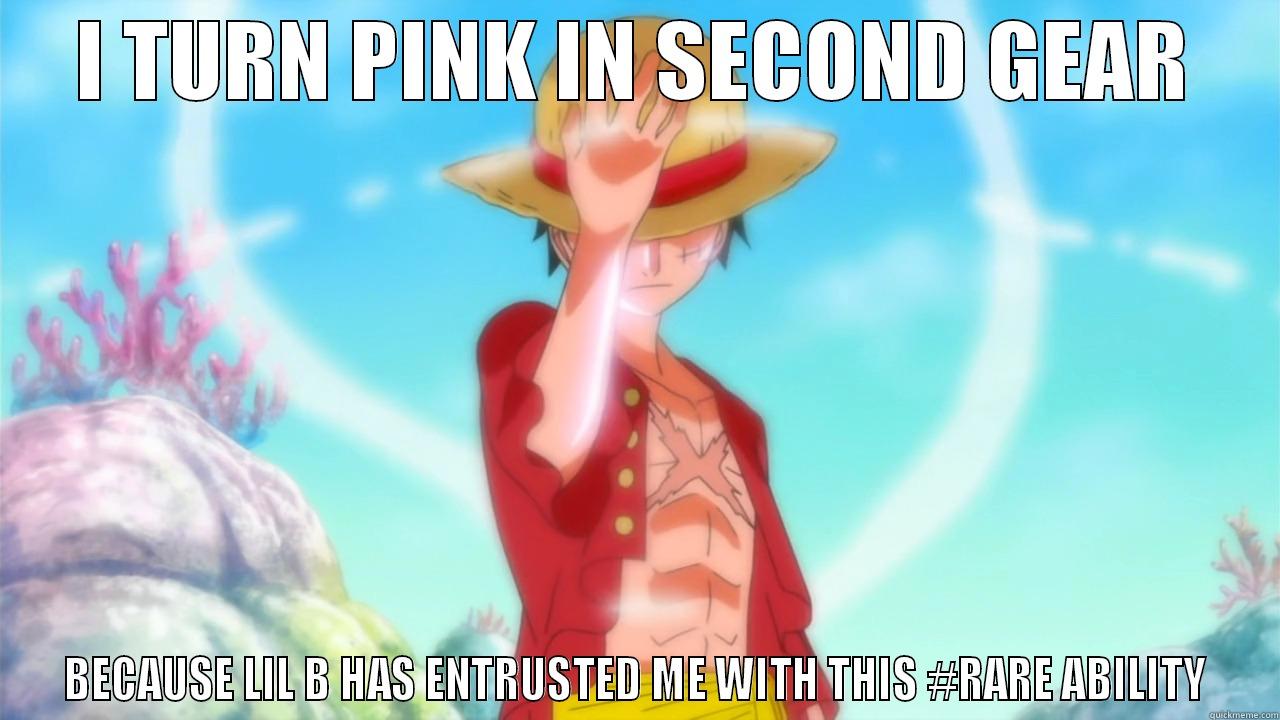protect lil b at all costs - I TURN PINK IN SECOND GEAR BECAUSE LIL B HAS ENTRUSTED ME WITH THIS #RARE ABILITY Misc
