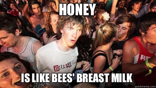 Honey is like Bees' breast milk  Sudden Clarity Clarence