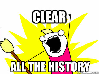 ALL THE HISTORY Clear - ALL THE HISTORY Clear  All The Thigns